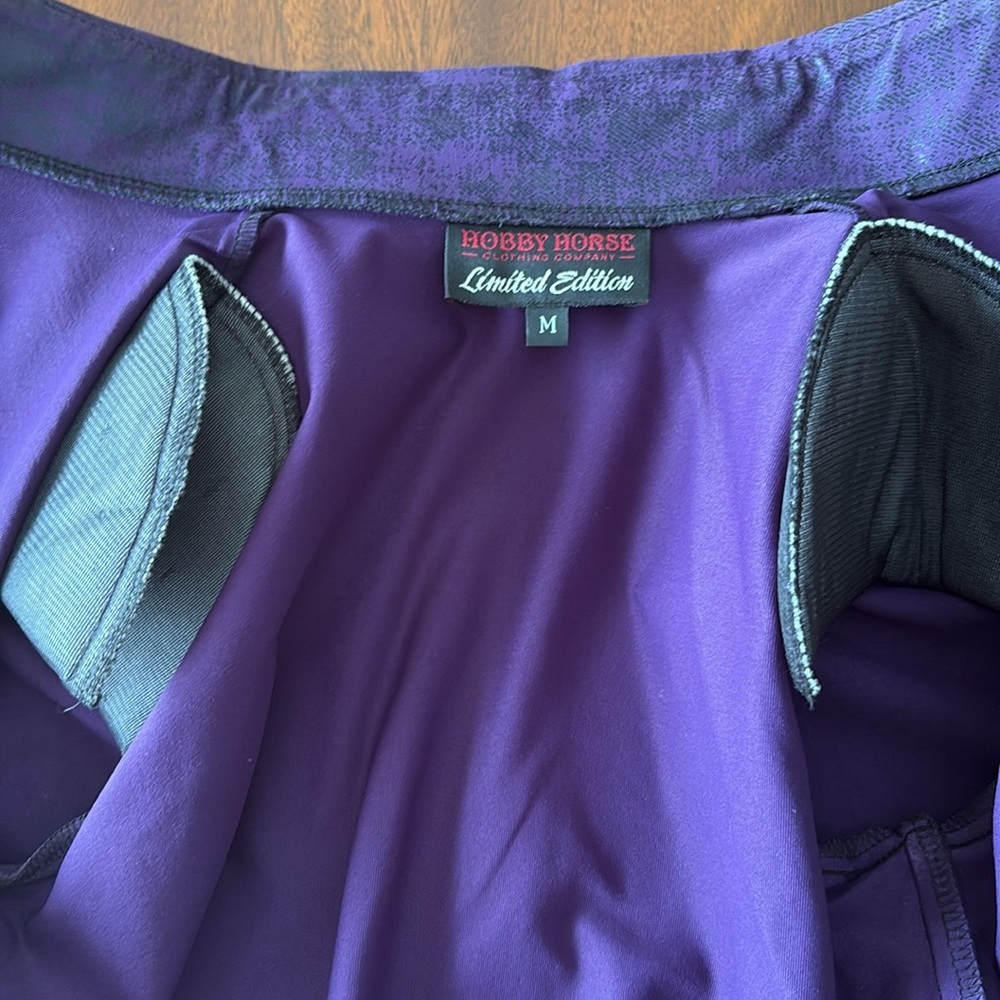 Purple Hobby Horse Limited Edition Show Shirt- Size M - Picture 3 of 7